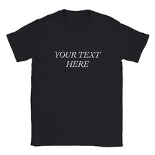 Custom Personalized T-Shirt  Your Design Here  Soft Feel DTG Ready Tee  Uniqu