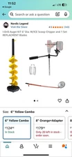 I-drill Auger Kit 6in With Ice Scoop And 1 Set Of Replacement Blades