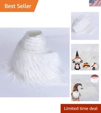 Shaggy Plush Faux Fur Fabric Strips 2x60 Inch - Ideal for Gnomes & Costumes