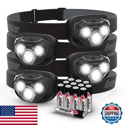 Energizer Pro-260 Led Headlamp 4-Pack Ipx4 Water Resistant Headlamps