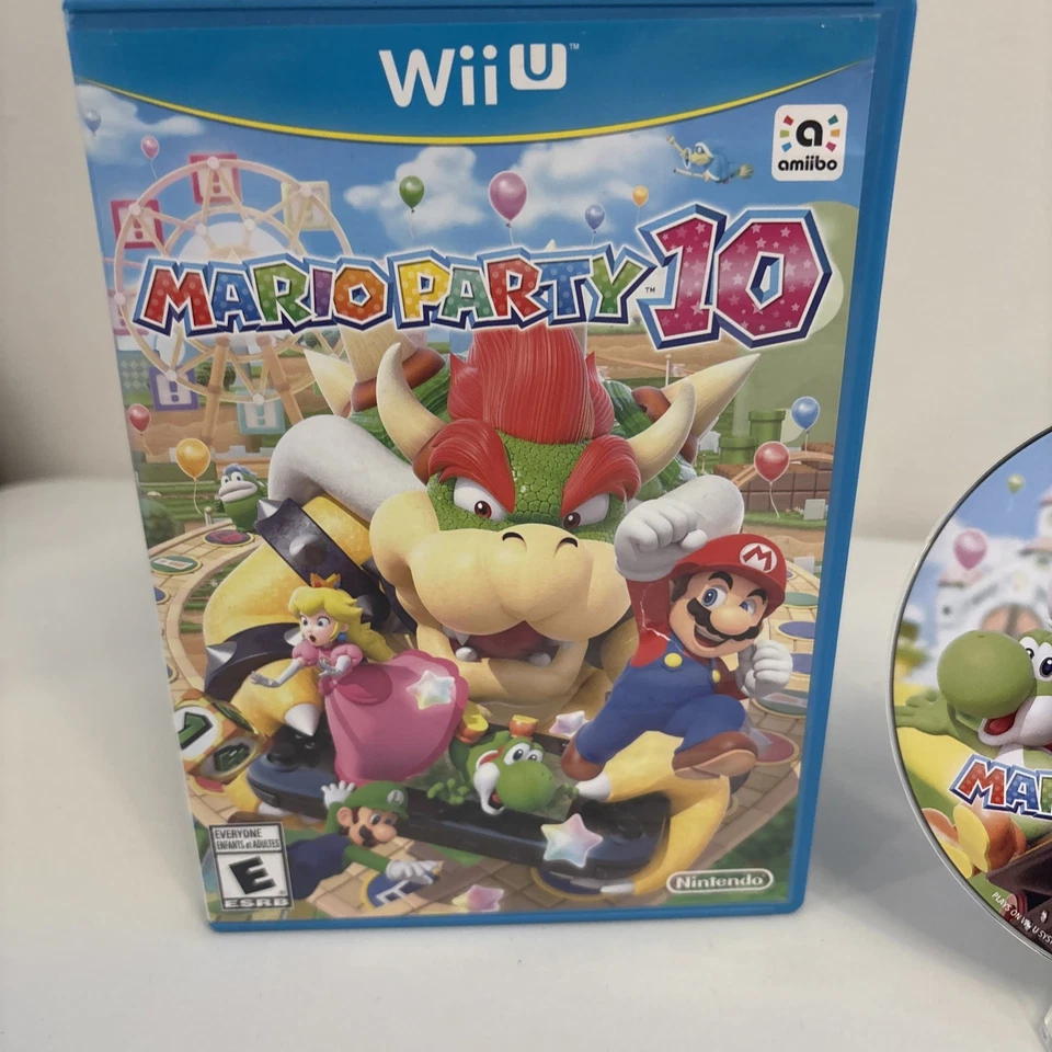 Mario Party 10 (Nintendo Wii U, 2015) Tested Authentic! Complete w/ Manual! - Image 3 of 4