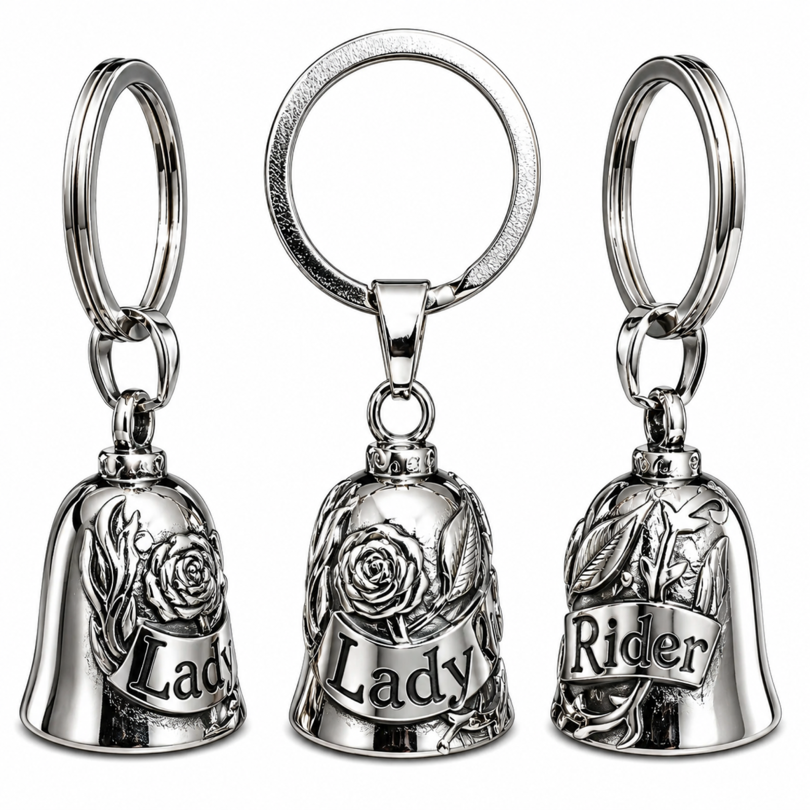 Gremlin Bell Lady Rider Rose Flower Guardian Bell Lady Motorcycle Protection
