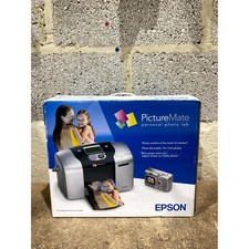 Epson Picturemate B271A Personal Photo Lab Digitaldrucker Silber mit Zubehör