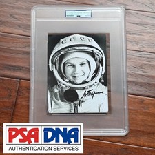VALENTINA TERESHKOVA * PSA * Autograph USSR SPACE SUIT Photo SIGNED Cosmonaut