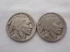 (2) 1929 S U.S. Buffalo Nickels WI-27