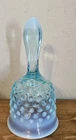 Vintage Fenton Hobnail Turquoise Blue Opalescent  Hobnail Bell Circa 5-3/4" H
