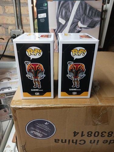 Funko Pop Starwars Rebels Sabine Masked #131 New - Picture 6 of 7