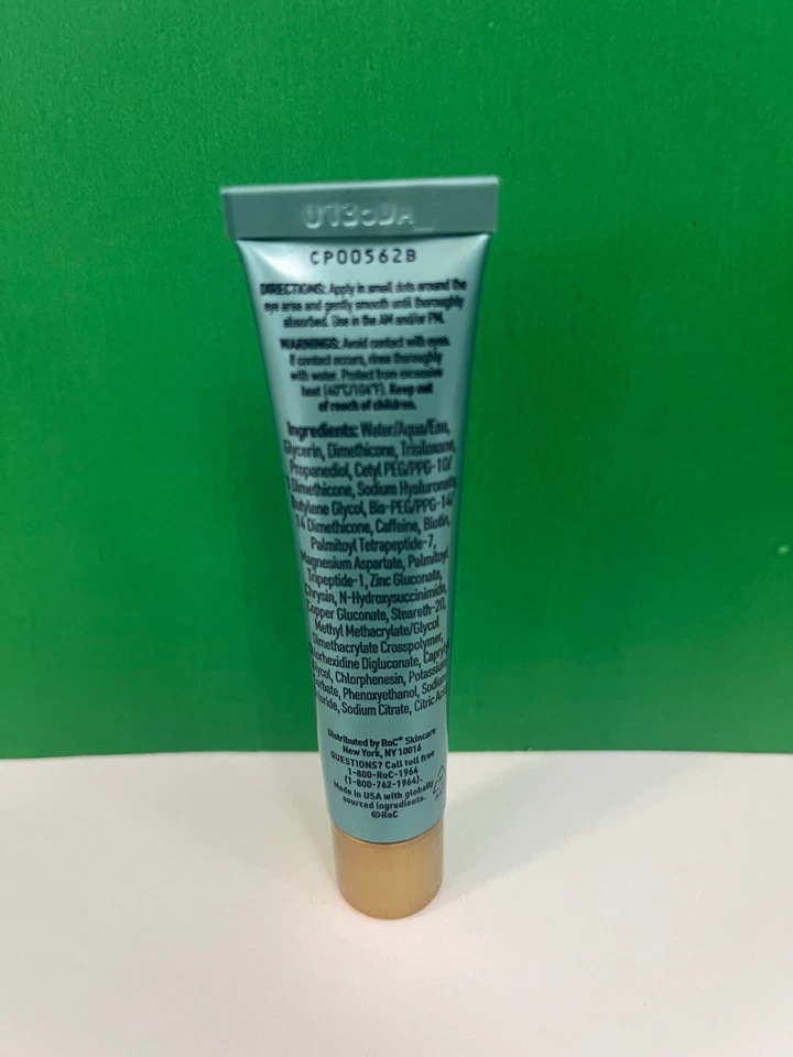 RoC Multi Correxion Hydrate Plump Eye Cream Hyaluronic Peptides .6 fl oz NO BOX - Image 2 of 4