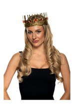 Brand New Ruby Red Gold Crown