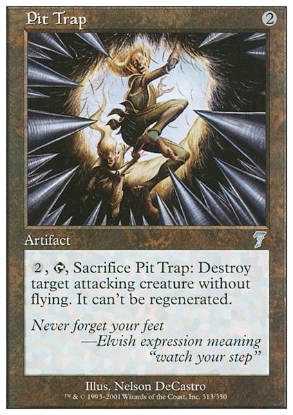 PIT TRAP x4 mtg NM 7th Edition 4 Unc