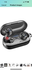TOZO T1115 T10 TWS Bluetooth Waterproof Earphones - Black