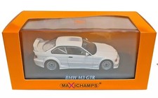 BMW M3 E36 GTR 1/43 Mini Car White Minichamps Used