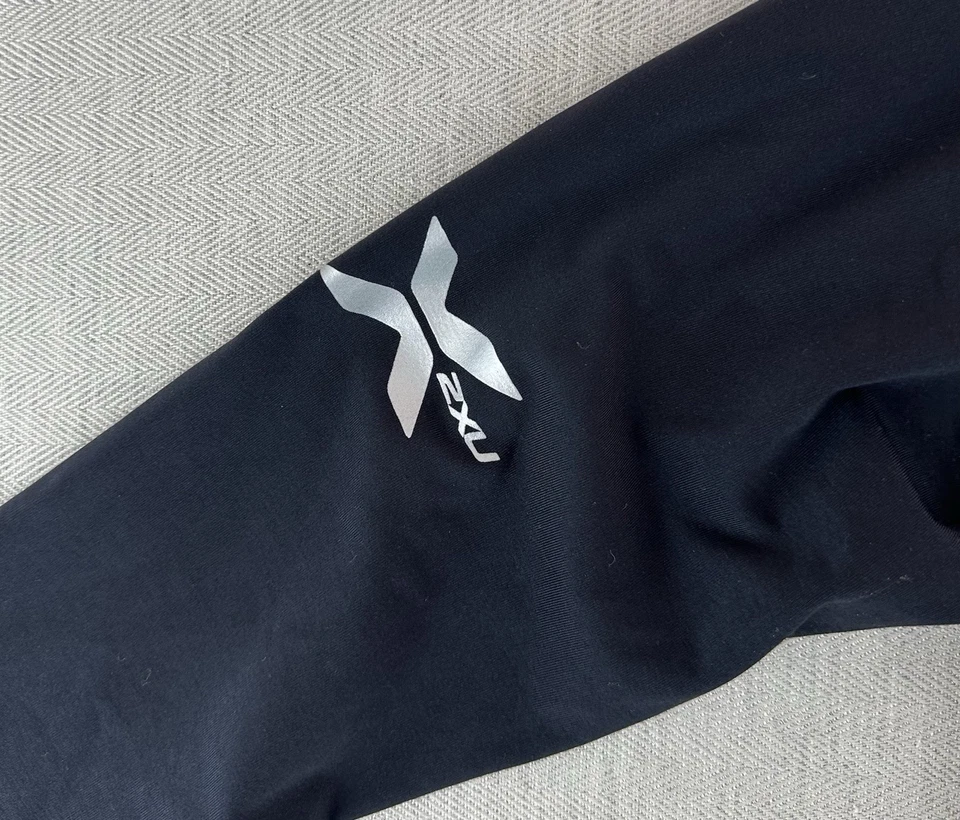 2XU рубашка женщин размер L черный длинным рукавом сжатия активный тренажерный зал верхний насмешливый шеи - Изображение 4 из 4