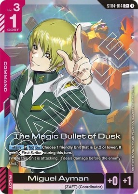 The Magic Bullet of Dusk Alternate Art Foil - ST04-014 C+ NM