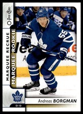 2017-18 Upper Deck O-Pee-Chee Update Andreas Borgman Rookie Toronto Maple Leafs