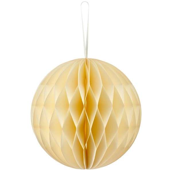 Gasper WeihnachtsanhäNger Kugel Naturweiß Mit Magnetverschluss Ø 20 Cm - Papier-image