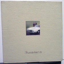1970 Ford Thunderbird Canadian Dealer Prestige Sales Brochure Large English Text