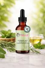 MIELLE Organics Rosemary Mint Scalp Hair Strengthening Oil w/ Biotin 2oz 2PK