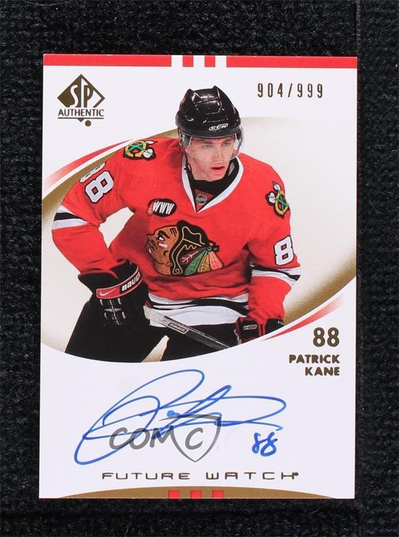 2007-08 SP Authentic Future Watch 904/999 Patrick Kane #204 Rookie Auto RC m0p