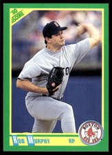 Rob Murphy 1990 Score #181 Boston Red Sox MLB READ FREE SHIPPING AutographDen