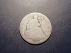 Circulated 1877-P Seated Liberty Half Dollar