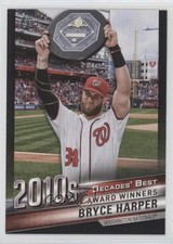 2020 Topps Decades Best Award Winners Black 229/299 Bryce Harper #DB-96 o7m