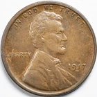 1917-D Lincoln Wheat Penny Very Fine (VF) - Denver Mint