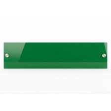 Battisedia Plexiglass Verde 60x12 cm | Fascia Proteggi Muro Sedie Acrilico PMMA