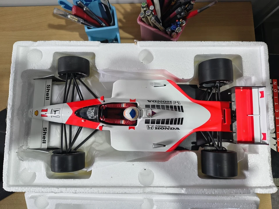 McLaren Mp4/4 Minichamps Alain Prost 1:12 - Immagine 3 di 4