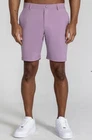 $115 Redvanly Men’s Hanover 9” Pull-On Golf Shorts- Lilac - Medium- New Tags