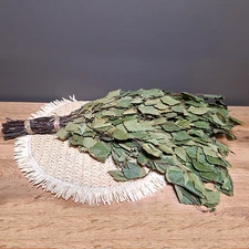 Set of 2 birch sauna brooms Whisk Broom Venik accessories / Spa Ecoproduct