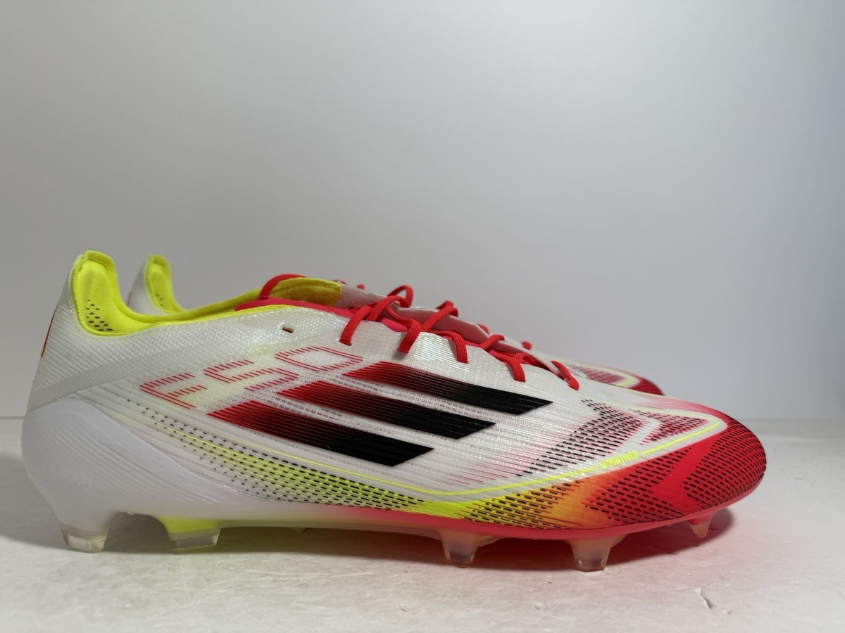 Adidas Adizero F50 Elite FG Soccer Cleats White Red IE1206 Men