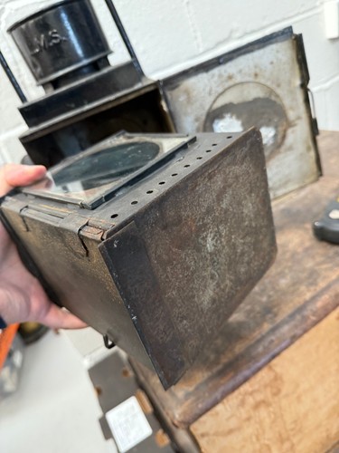 OLD LMS 2 ASPECT CROSSING LAMP WITH INTERIOR - Picture 9 of 14