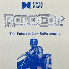 Data East Robocop Pinball Machine Game Manual...