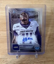 2025 Bowman Chrome u -Alonza Barnett III Auto SPA-AB 22/25 JMU