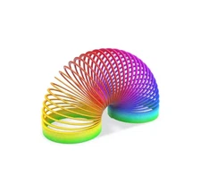 Large Slinky Rainbow Spring (1 Slinky) & Fidget Pad Stress Relief Toys and Games