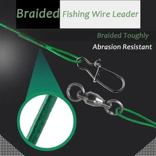 Wire Stainless Fishing Leader Steel High Strength Fishing Leaders Freshwater ...