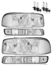 Headlightsbumper Lamps For 1999-2007 Gmc Sierra 1500 250000-06 Yukon Xl Wbulb