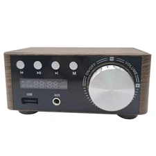 DC 9V-24V 80W+80W Bluetooth 5.0 Class D Stereo HiFi Mini Audio Amplifier ww