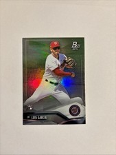 2021 Bowman Platinum #17 Luis Garcia Jr. Rookie Washington Nationals