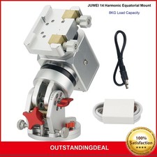 JUWEI 14 Equatorial Mount 8KG Load Capacity Support 3/8 Tripod Silvery *cm