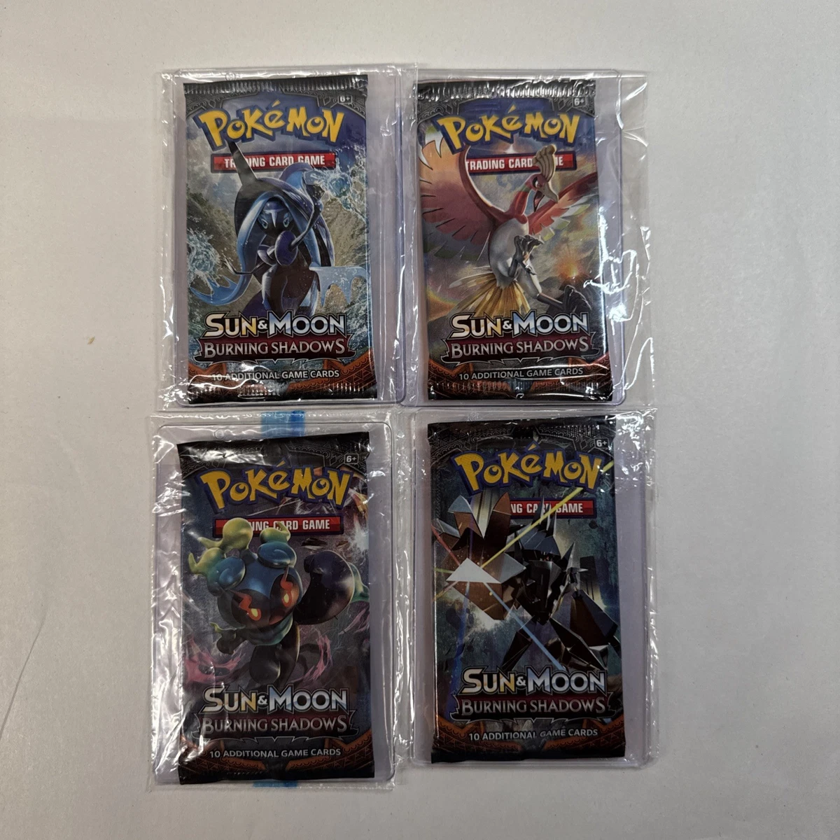Pokémon TCG Burning Shadows Sealed Collectible Card Game Packs for