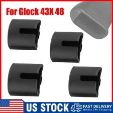 2 or 4Pcs Grip Frame Insert Slug Plug for Sub/Compact Glock 43X 48 Magwell Black