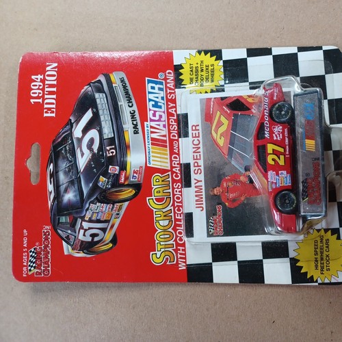 Racing Champions 1/64 1994 NASCAR #27 McDonald’s Jimmy Spencer