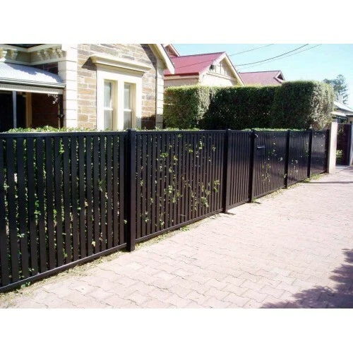 600 high to 1800mm high – White or Black or Dark Grey Brick Pier Vertical Fences - Picture 4 of 11