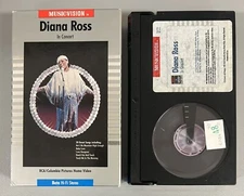 Diana Ross in Concert Betamax Tape 1985 20272 Beta Music