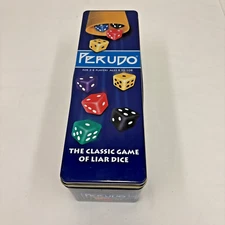 Perudo - The Classic Game of Liar's Dice Collector's Tin Pressman 2007 Complete