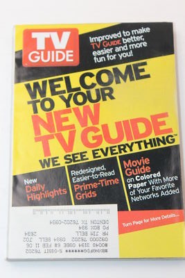 TV Guide September 20 2003 'Friends' Jennifer Anniston, Matt LeBlanc Dallas Ed.
