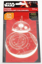 New Disney Parks Star Wars The Force Awakens BB-8 Droid Glow Auto Decal Sticker