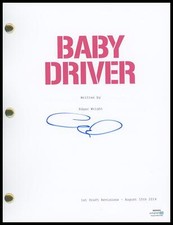 Ansel Elgort "Baby Driver" AUTOGRAPH Signed Full Complete Script Screenplay ACOA